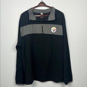 Steelers NFL Team apparel men’s/ unisex quarter zip Pittsburgh fleece pullover